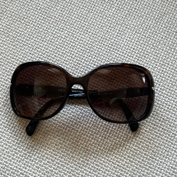 PRADA 57mm Regular - High Bridge Fit Sunglasses (Havana-Brown Gradient) - Picture 2 of 11